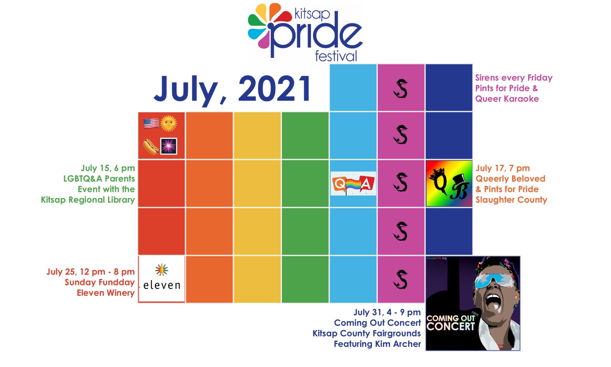 July Calendar – KITSAP PRIDE July Calendar – KITSAP PRIDE