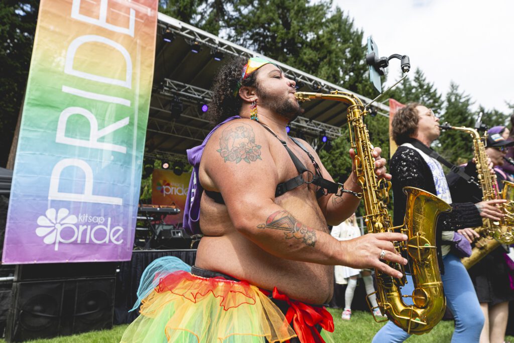 Pride Stage Saxophone